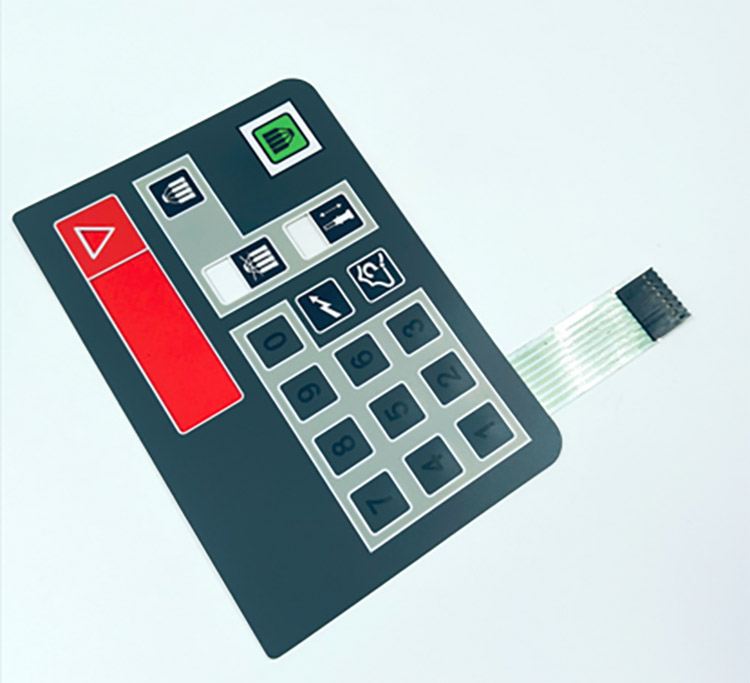 Types de clavier de commutateur à membrane Faire des commentaires tactiles