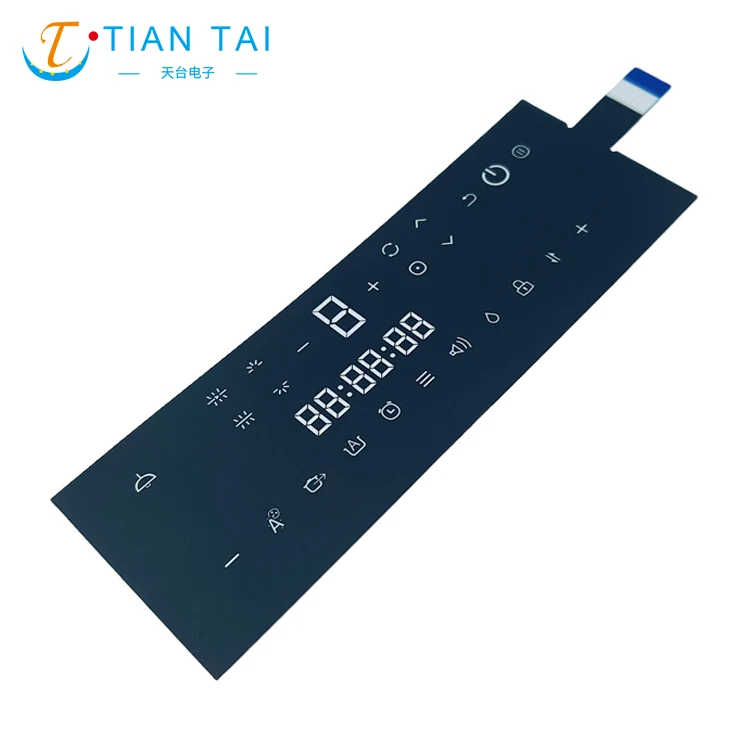 Clavier à membrane tactile capacitif