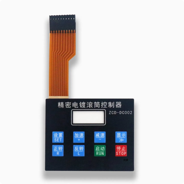 Panneau de commutateur de clavier à membrane PCB