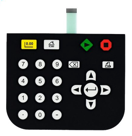 Jouets à panneau unique de clavier de silicone faisant le commutateur à membrane de module de machine